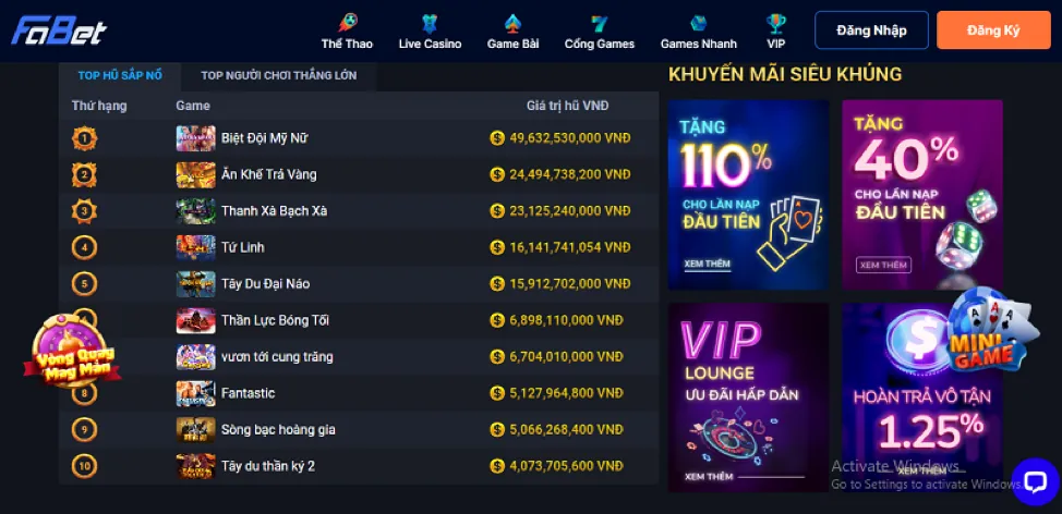Hoàn Trả Cao gg8815 win